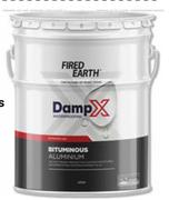 Fired Earth 5L Damp-X Bituminous Aluminium (850017103001)