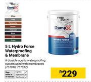 Fired Earth 5L Damp-X Hydro Force Waterproofing & Membrane (757010, 757017)