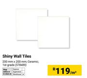 Shiny Wall Tiles 200mm x 200mm (578489)-Per Sqm