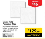 Marco Polo Porcelain Tiles 600mm x 600mm (850017316)-Per Sqm