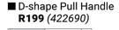 Dortello D-Shape Pull Handle 422690
