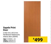 Sapele Print Door 2.032mm X 813mm 30045