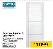 Winsters Palermo 7-Panel & Stile Door 2.032m(h) X 813mm(w) 850006293