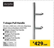 Dortello T-Shape Pull Handle 422729-Per Set
