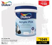 Dulux 20L Acrylic PVA (146004)