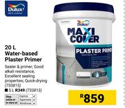 Dulux Water Based Plaster Primer 733815-20Ltr