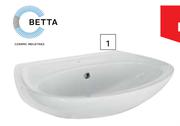 Betta Delux Courier Wall Hung Basin White (529451)