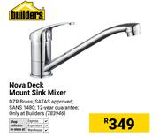Builders Nova Deck Mount Sink Mixer (783946)