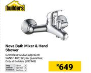 Builders Nova Bath Mixer & Hand Shower (783948)