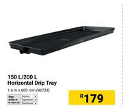 150Ltr/200Ltr Horizontal Drip Tray 1.6m x 600mm 46733