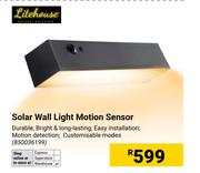 Litehouse Solar Wall Light Motion Sensor 850036199