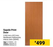 Sapele Print Door 2.032mm x 813mm 30045