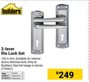 Builders 2-Lever Rio Lock Set 152.4mm 779451