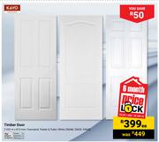 Kayo Timber Door 2.032m x 813mm 30046/33655/33660-Each