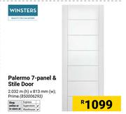 Winsters Palmero 7-Panel & Stile Door 2.032m (H) x 813mm (W) 850006293
