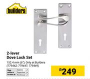 Builders 2-Lever Dove Lock Set 152.4mm (6") 779442/779447/779449
