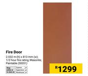 Fire Door 2.032m (H) x 813mm (W) 30051