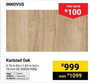 Karlstad Oak 2.75m (H) x 1.83m (W) x 16mm (D) 850037686