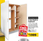 Home & Kitchen 2 Door Built In Cupboard 1.2m x 1.8m x 450mm (850027754)