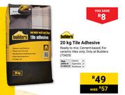 Builders 20Kg Tile Adhesive (73429)