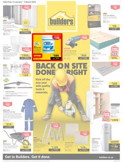 Builders Western Cape : Back On Site Done Right (13 January - 2 March 2026), page 1