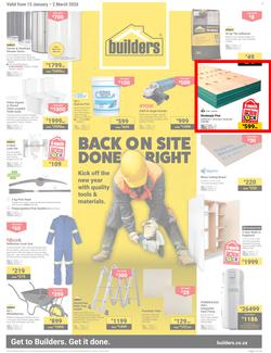 Builders Western Cape : Back On Site Done Right (13 January - 2 March 2026), page 1