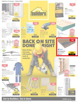 Builders Western Cape : Back On Site Done Right (13 January - 2 March 2026), page 1