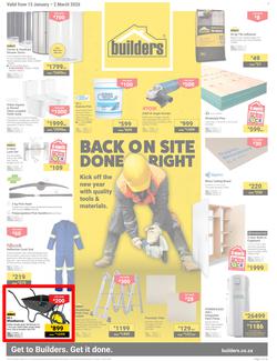 Builders Western Cape : Back On Site Done Right (13 January - 2 March 2026), page 1