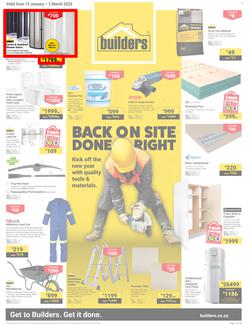 Builders Western Cape : Back On Site Done Right (13 January - 2 March 2026), page 1