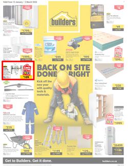 Builders Western Cape : Back On Site Done Right (13 January - 2 March 2026), page 1