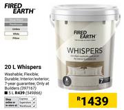 Fired Earth 20L Whispers (397167)
