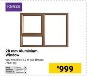 Kenzo 28mm Aluminium Window (Bronze) 900mm(h) X 1.2m(w) 766150