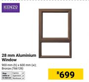 Kenzo 28mm Aluminium Window (Bronze) 900mm(h) X 600mm(w) 766139