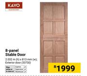 Kayo 8-Panel Stable Door 2.032m(h) X 813mm(w) 33730