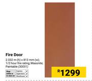 Fire Door 2.032m(H) X 813mm(W) 30051