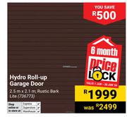 Hydro Roll-Up Garage Door 2.5m x 2.1m 736773