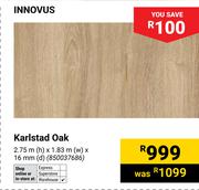 Innovus Karlstad Oak 2.75m (H) x 1.83m (W) x 16mm (D) 850037686