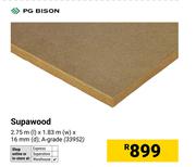 PG Bison Supawood 2.75m (L) x 1.83m (W) x 16mm (D) 33952