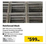 Reinforced Mesh Ref 193 6mm x 2.4m Sheet 297947-Each