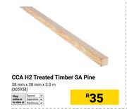 CCA Treated Timber SA Pine 38mm X 38mm X 3.0m 305958