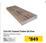 CCA H2 Treated Timber SA Pine 228mm x 50mm x 6.0m 306019