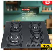Goldair 4 Burner Gas Hob GBGH-4002-500 (787562)