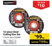 Black Smith 12 Piece Steel Cutting Disc Set (783489)