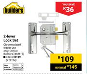 0Builders 2 Lever Lock Set (418113)