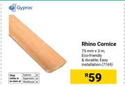 Gyproc Rhino Cornice 75mm x 3m (7169)