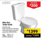 Lusso Miro Eco Toilet Suite (850023892)