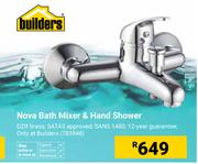 Builders Nova Bath Mixer & Hand Shower (783948)