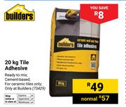 Builders 20Kg Tile Adhesive (73429)