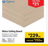Gyproc Rhino Ceiling Board 6.4mm x 1.2m x 3m (7309)