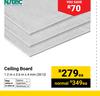 Nutec Ceiling Board 1.2m x 3.6m x 4mm (3613)